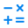 Tax Strategies Icon - Multiple mathematical equation symbols